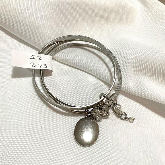 3 Piece Mom Bangle Charm Bracelet Lot - Picture 10 of 10